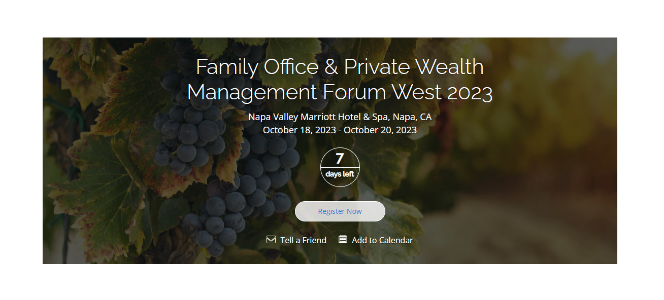 Family Office & Private Wealth Management Forum West 2023